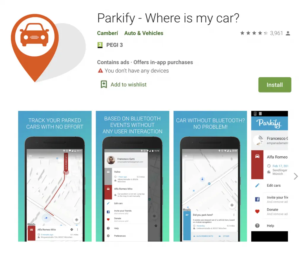 16 Software development project ideas: Parkify.png