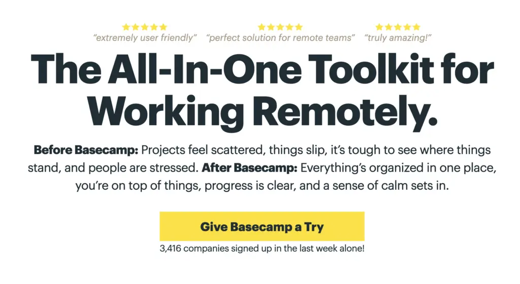 Top 9 bespoke software solutions & examples: Basecamp.png