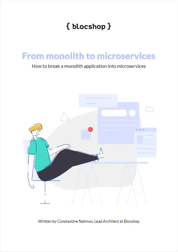 From monolith to microservices (ebook): How to break a monolith application into microservices.png
