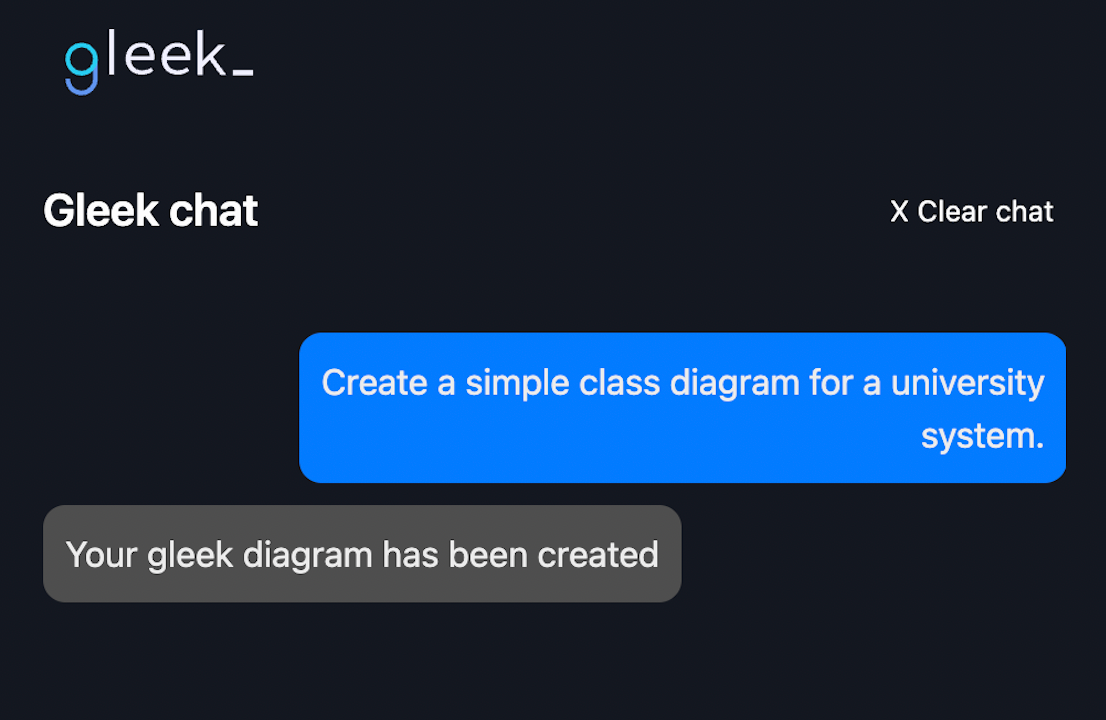 Class Diagram For A University Management System With Gleek AI Chat ...