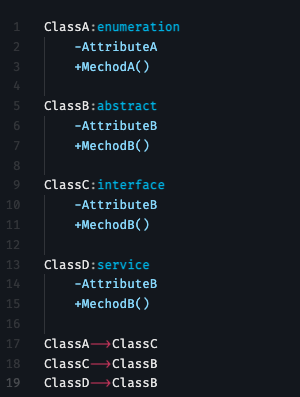 UML Class Diagram Online | Gleek Diagram Maker